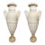 1920s Pair of Italian Neoclassical Style Alabaster Lamps For Sale