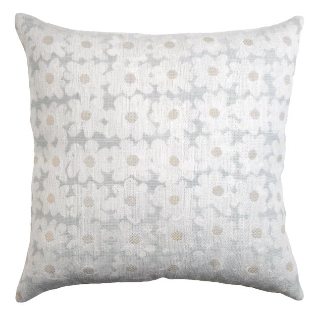 Contemporary Kevin O'Brien Daisy Shell 30" Performance Pillow For Sale - Image 3 of 3