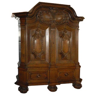 1910s Cushion Kas Two Door Cabinet For Sale