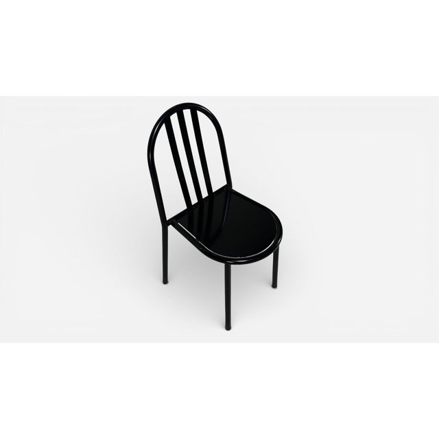 Metal 1970s 222 Dining Chair by Robert Mallet Stevens for Ecart For Sale - Image 7 of 13