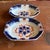 Antique Gaudy Welsh Crescent Pinwheel Flow Blue Set of 2 Vegetable Dishes, Circa 1840s For Sale - Image 12 of 12