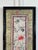 Textile Asian Chinoiserie Framed Faux Bamboo Embroidery Silk Textile Art For Sale - Image 7 of 12