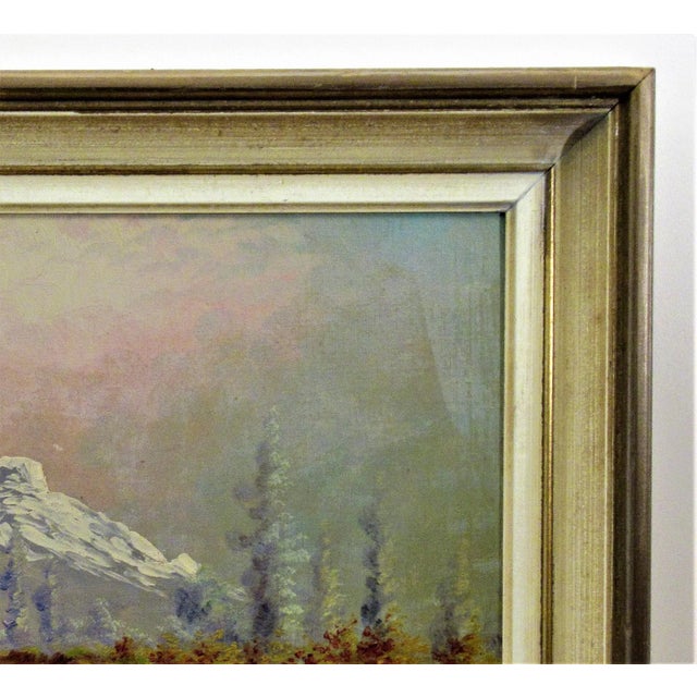 1960s Gustavo Moncayo, Landscape with Llamas For Sale - Image 5 of 6