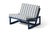 Wood Carlotta Outdoor Blue Chair by Afra & Tobia Scarpa for Cassina For Sale - Image 7 of 13
