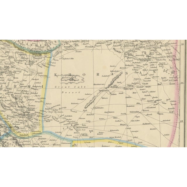Antique Map by Edward Weller, 1863 For Sale - Image 6 of 9