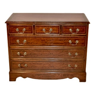 Plum Pudding Mahogany Chest, C. 1950 For Sale