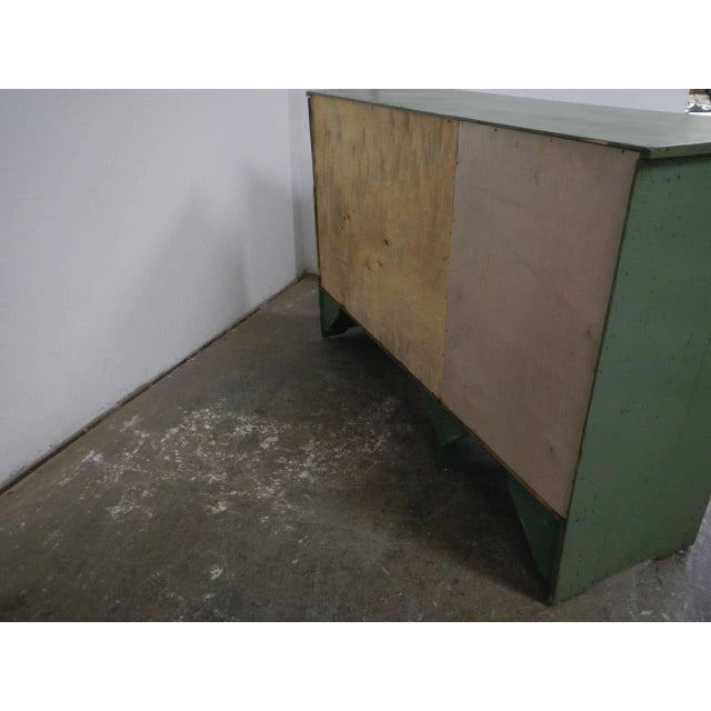 Industrial Sideboard with Sliding Doors, 1960s For Sale - Image 3 of 13