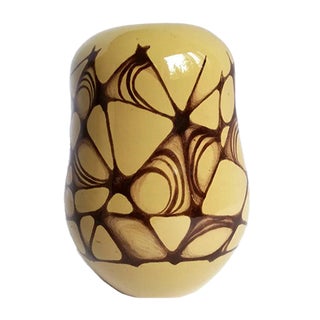 Mid-Century Italian Ceramic Vase from Istituto d'Arte Faenza For Sale