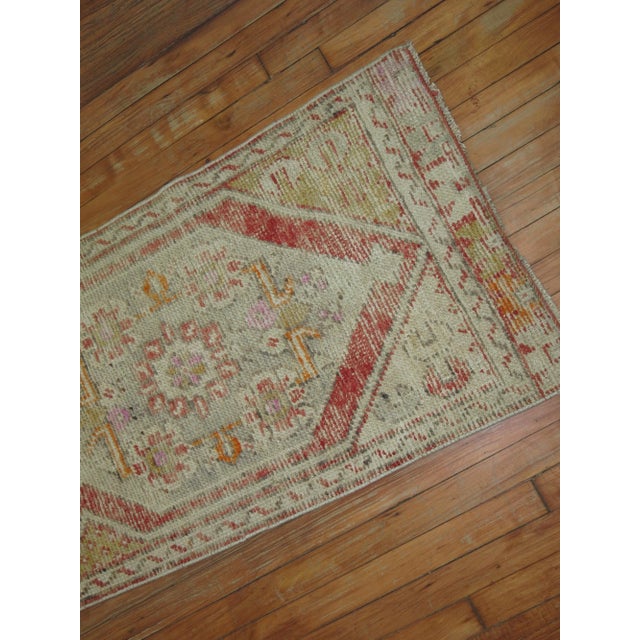 Shabby Chic Turkish Anatolian Runner rug no.31093 For Sale - Image 4 of 8