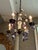 Early 20th Century Antique Louis XV Style Four Arm Chandelier With Amethyst Color Grape Clusters For Sale - Image 5 of 12