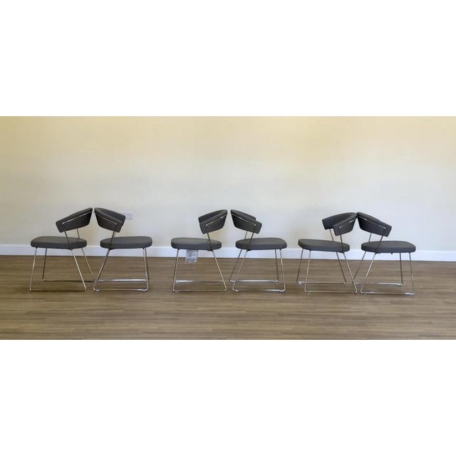 New York Chairs from Calligaris, Italy, Set of 6 For Sale - Image 4 of 13