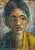 1970s Ngura KK, Portrait of a Girl, 1970s, Oil Painting on Canvas, Framed For Sale - Image 5 of 7