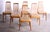 1970s Mid-Century Modern Koefoeds Hornslet 'Eva' Teak and Leather Dining Chairs - Set of 6 For Sale - Image 5 of 5