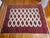 Red Vintage Turkmen Area Rug in All Over Geometric Pattern in Ivory, Red, Black For Sale - Image 8 of 10