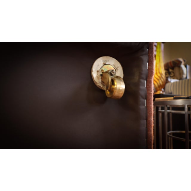 Country House Rectangular Ottoman in Pin-Striped Wool Velvet, 2010s For Sale - Image 4 of 16