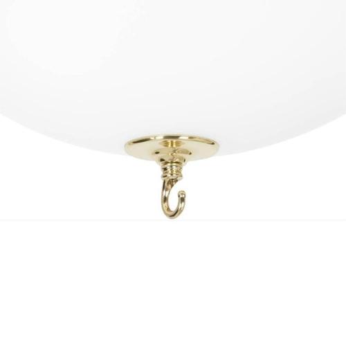 Ceiling lamp model stävie designed by konsthantverk and manufactured by themselves. flush mount lamp in matte white glass...