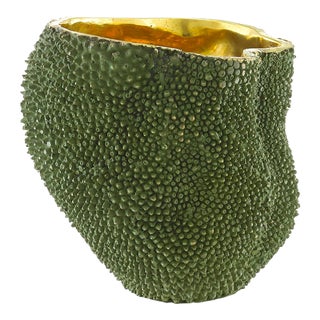 Currey & Company Jackfruit Vase, Medium For Sale