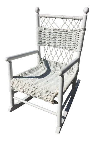 Antique Wicker Children’s Rocker