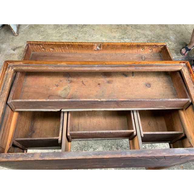 18th Century Curly Maple Highboy For Sale - Image 16 of 17