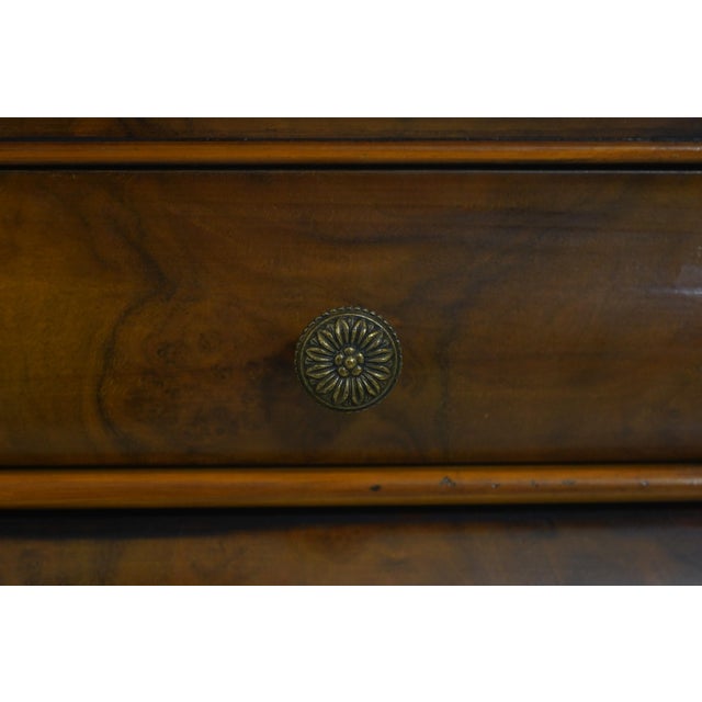 Brown Italian Chippendale Style Olivewood Tea Table For Sale - Image 8 of 18