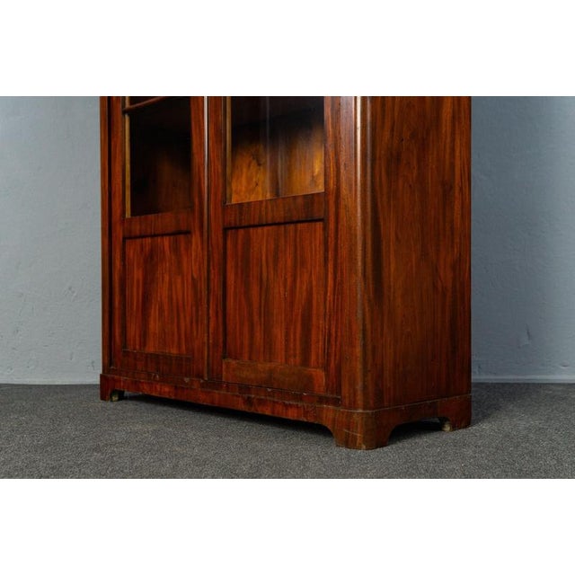 Red Biedermeier Mahogany Bookcase, 1840s For Sale - Image 8 of 16