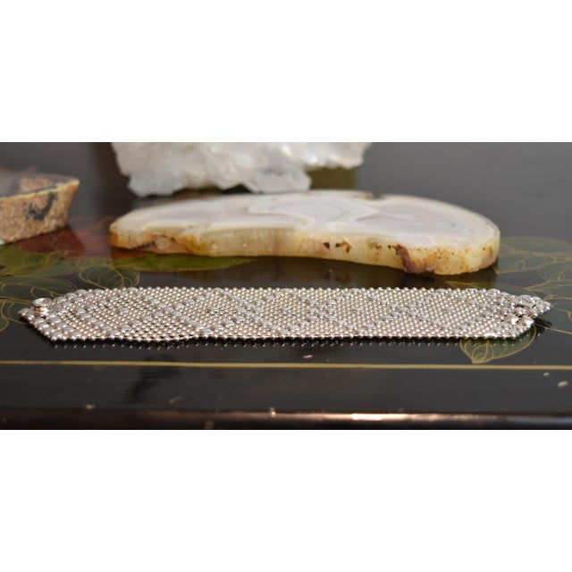 Sg Liquid Metal Silver by Sergio Gutierrez Classic Wide Mesh Bracelet Sergio Gutierrez’s B10 bracelet has an antique...