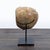 Natural Stone Sculpture With Metal Stand - Unique Engraved Art Piece For Sale - Image 4 of 8