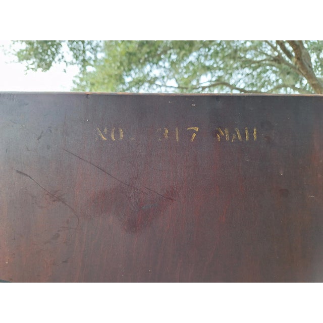 Traditional Vintage Drexel New Travis Court Mahogany China Cabinet For Sale - Image 3 of 14