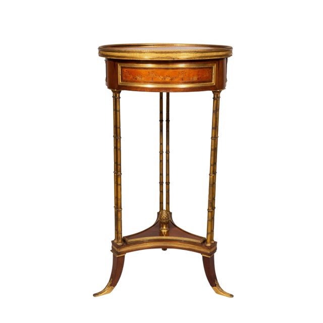Mid 19th Century Fine George III Style Satinwood and Rosewood Table For Sale - Image 5 of 12