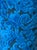 Pierre Frey 11 Yards of Pierre Frey Electric Blue Fabric Cut Velvet Damask Fabric For Sale - Image 4 of 6
