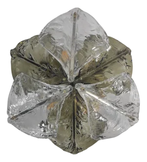 Wall Lamp in Smoked Murano Glass, 1970s
