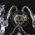 20th Century 2-Light Wall Sconce with Crystal Arms, Italy For Sale - Image 5 of 7