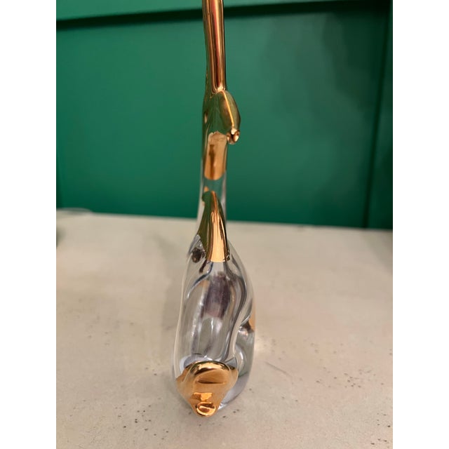 Art Deco Vintage Franco Moretti Murano Glass Art Fish For Sale - Image 3 of 6