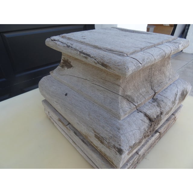 19th Century Architectural Wood Capital For Sale In Los Angeles - Image 6 of 7