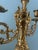Metal Antique French Rococo Style Solid Brass 3-Light Candelabras - A Pair For Sale - Image 7 of 14