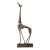 Mid Century Modern Abstract Metal Giraffe Sculpture For Sale