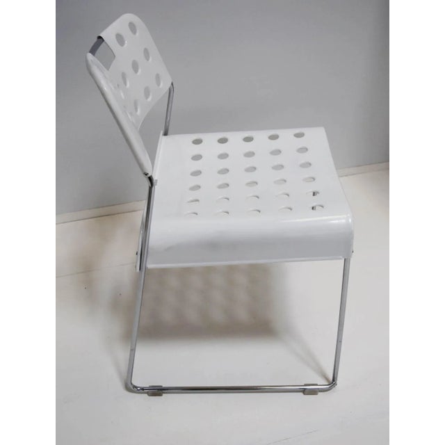 Model Omkstack Steel Chair by Rodney Kinsman for Bieffeplast, Italy, 1970s For Sale - Image 3 of 7