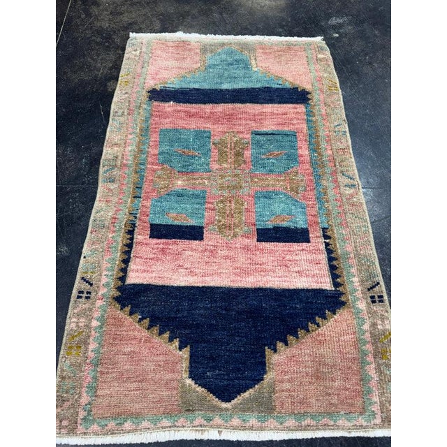 Contemporary Turkish Yastik Rug 1'9" x 2'10" For Sale - Image 3 of 5