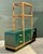 Vintage Wrapped Rattan Etagere and Laminate Credenza For Sale - Image 11 of 12