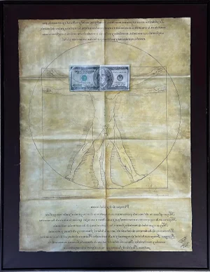 Monumental Painting After Roman Vitruvius 1stC Bc Writings, Mixed Media