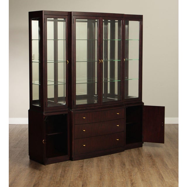Thomasville Contemporary Style Glass Display China Cabinet For Sale In Philadelphia - Image 6 of 18
