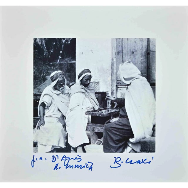 Arab game is an original photolithograph realized in the 1990s by the italian politician bettino craxi. Hand-signed in...