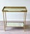 Mid 20th Century Pair of French Mid-Century Brass and Églomisé Two-Tier Side Tables in the Manner of Maison Baguès, Circa 1950–1965. For Sale - Image 5 of 7