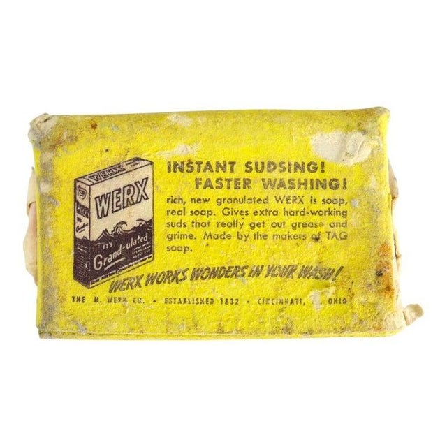 Antique Pressed Steel Werk'sTag Soap Advertising Truck & Soap Bar Cargo C1920 For Sale - Image 13 of 13