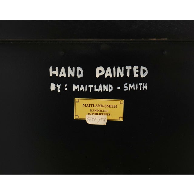 Maitland Smith Chinoiserie Bow Front Commode For Sale - Image 18 of 18