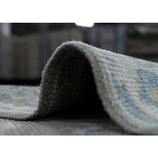 Gray Turkish Oushak Rug 2'11" x 10'5" #19171 For Sale - Image 8 of 8