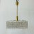 Small Circular German Mid-Century Modern Ice Glass Chandelier / Pendant, 1970s For Sale - Image 12 of 12