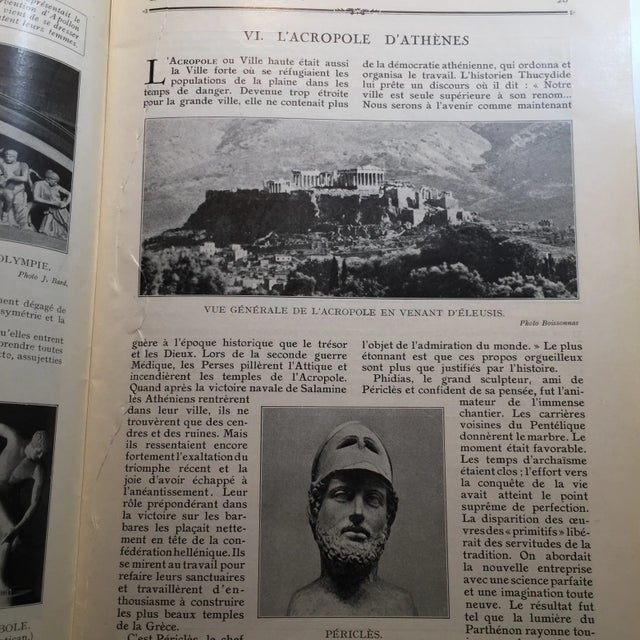 Paper 1936 L' Art Antique Librairie Hachette For Sale - Image 7 of 9