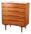 Glenn of California Mid Century Modern Walnut Tall Chest For Sale