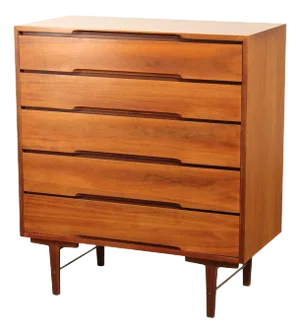 Glenn of California Mid Century Modern Walnut Tall Chest